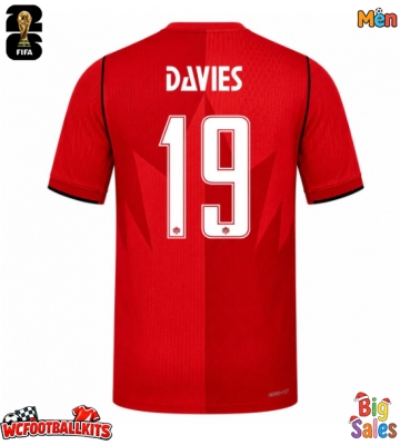Canada Alphonso Davies #19 Replica Home Stadium Shirt World Cup 2026 Short Sleeve
